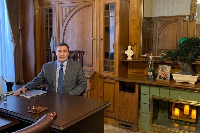 Президенту ТПП Коми провели экскурсию и рассказали об истории здания Санкт-Петербургской Палаты 