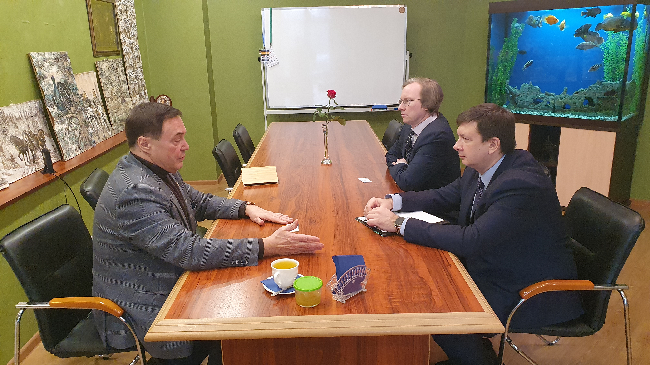 Юрий Колмаков провел рабочую встречу с руководителем Коми Республиканского центра энергосбережения Максимом Дингесом