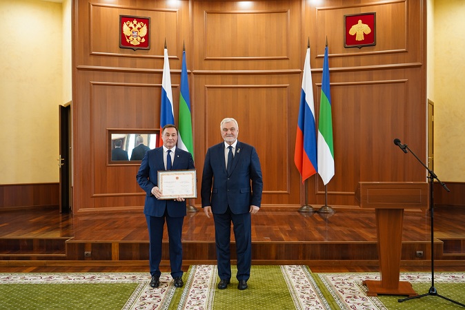 Юрий Колмаков награжден Почетной грамотой Республики Коми 