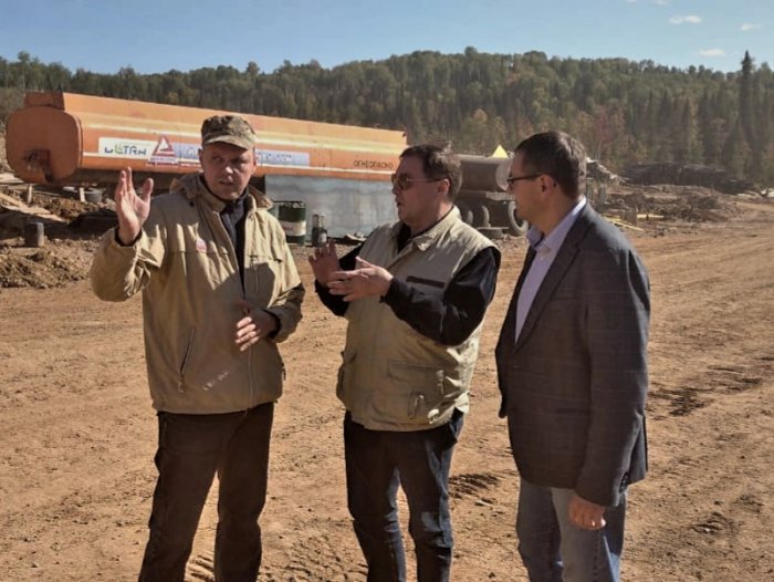 Президент ТПП Коми Юрий Колмаков посетил карьер по добыче строительного щебня и камня ООО «НПС»