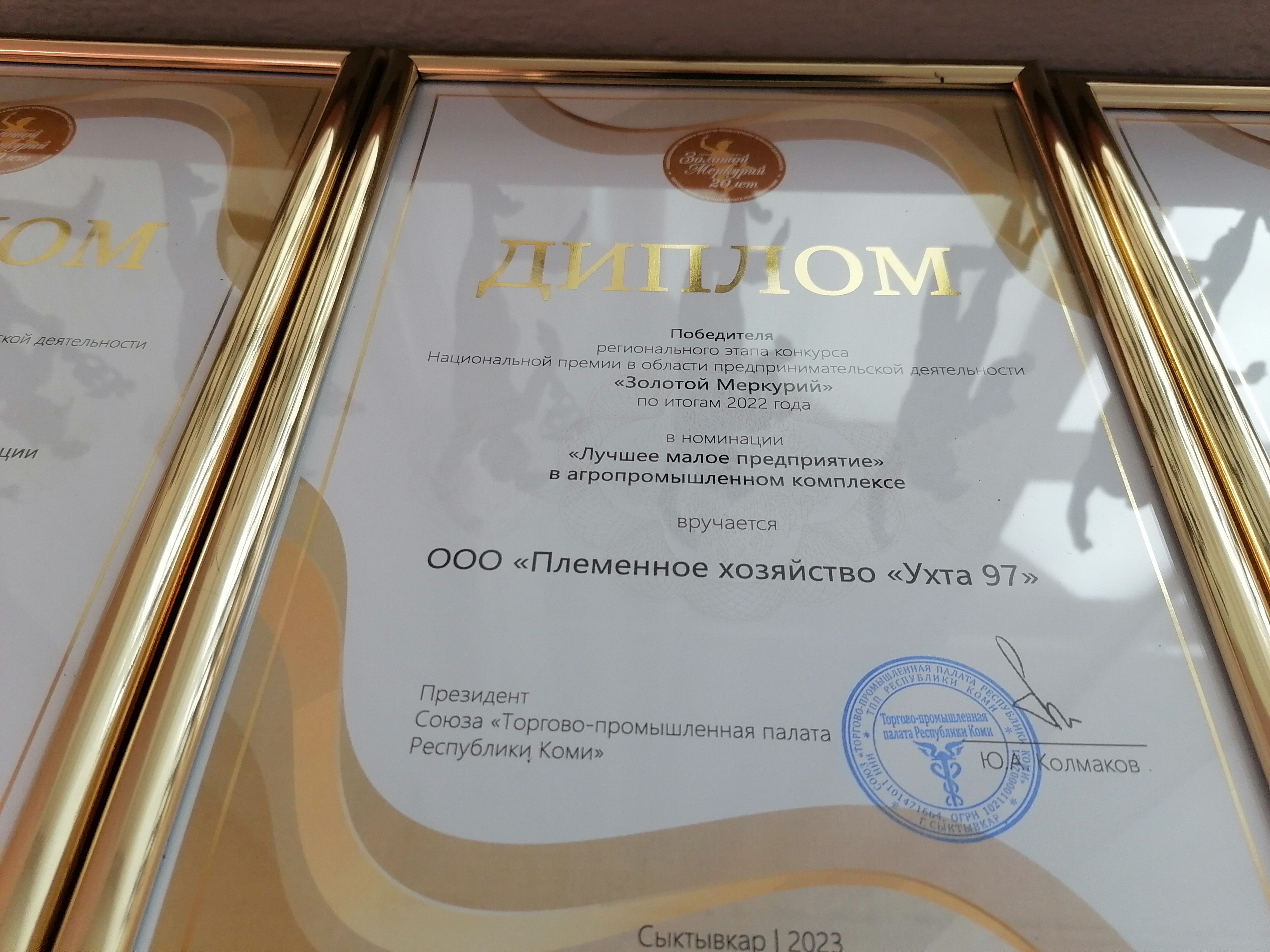 Два предприятия из Коми вошли в число номинантов федерального этапа конкурса «Золотой Меркурий»