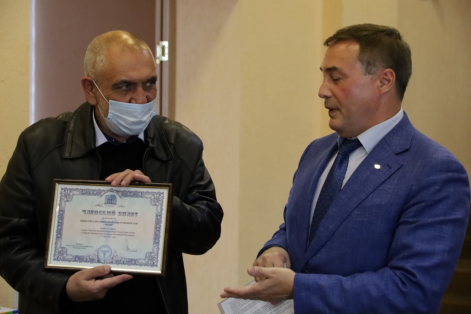 Президент ТПП Коми Юрий Колмаков находится в Инте с рабочим визитом
