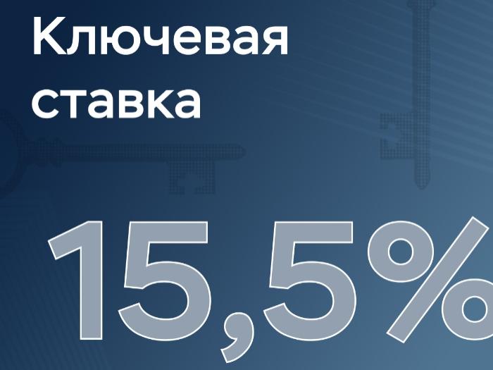 Ключевая ставка — 15,5%