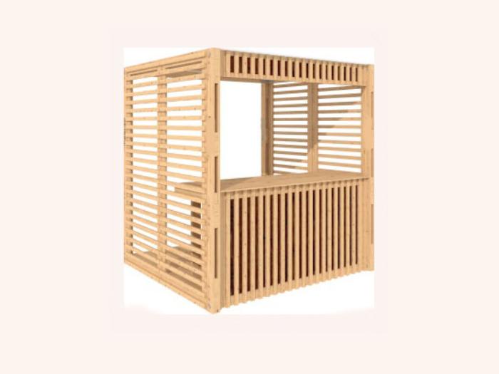 Деревянные киоски (корнеры) в аренду