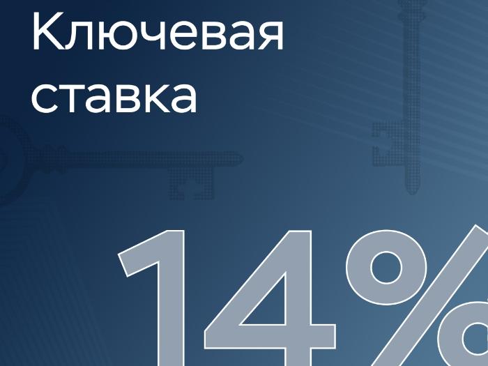 Ключевая ставка — 14%