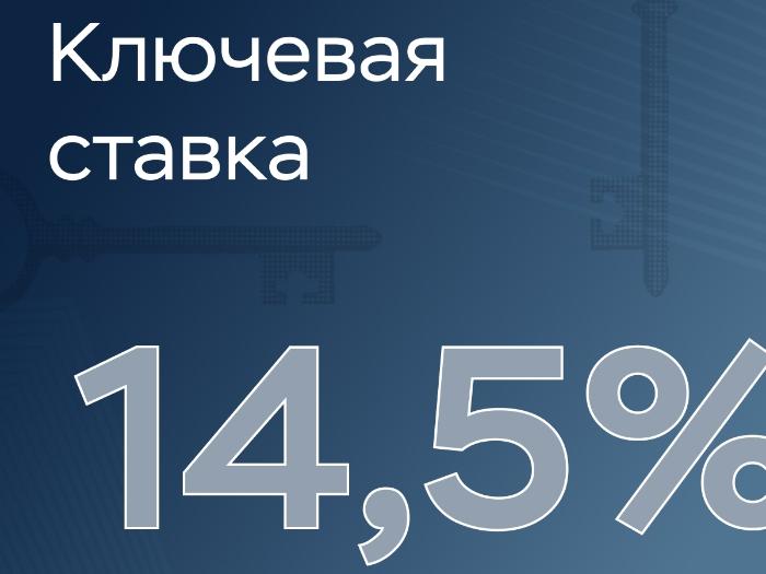  Ключевая ставка — 14,5% 