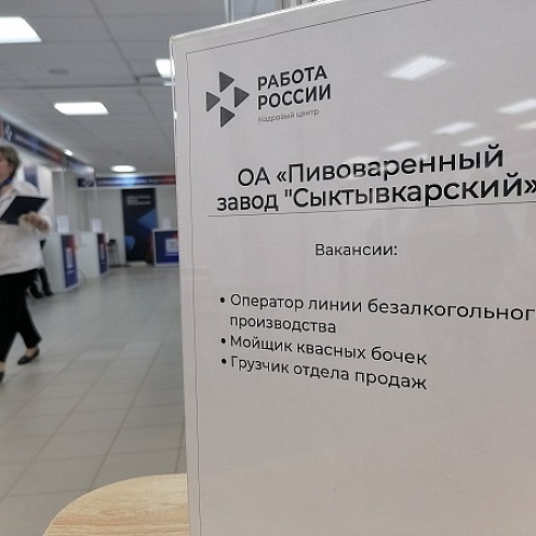 На площадке ТПП Коми проходит ярмарка вакансий "Работа России. Время возможностей"
