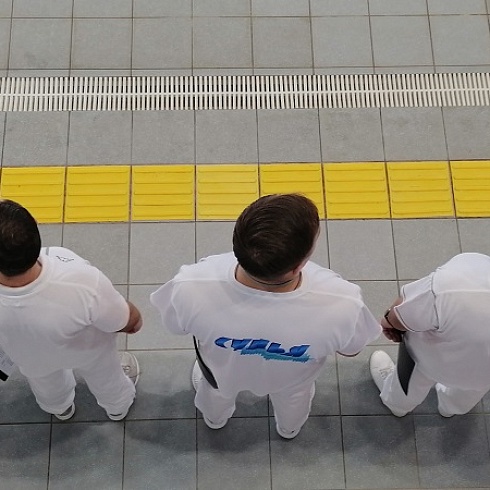 Юрий Колмаков принял участие в церемонии открытия чемпионата и первенства Республики Коми по плаванию