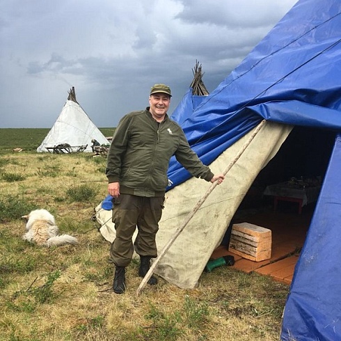 Президент ТПП Коми и предсдеатель Воркутинского кооператива "Оленевод" провели деловую встречу в тундре