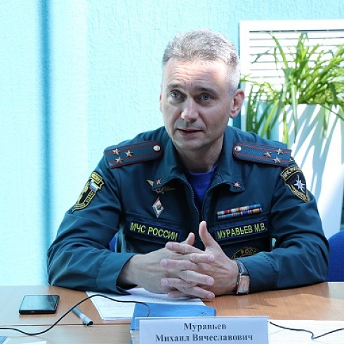 Заместитель начальника ГУ МЧС России по Коми Михаил Муравьев