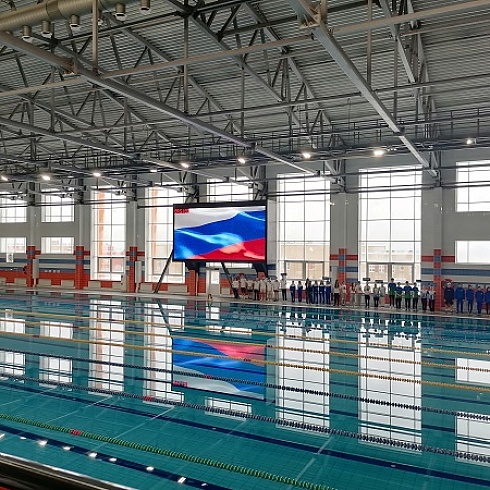 Юрий Колмаков принял участие в церемонии открытия чемпионата и первенства Республики Коми по плаванию