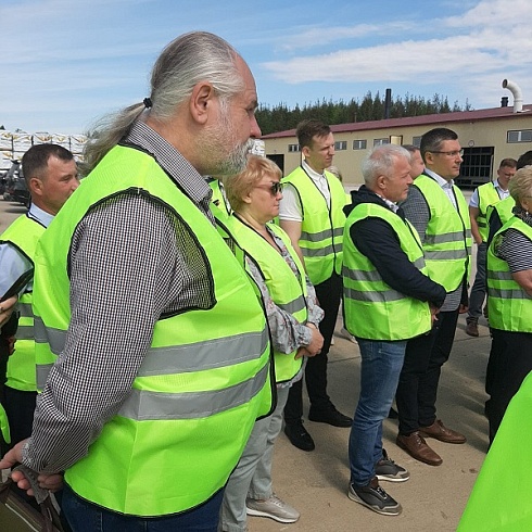Председатель Комитета ТПП Коми по экологии Александрас Медведевас побывал на площадке компании «Промтех-инвест»