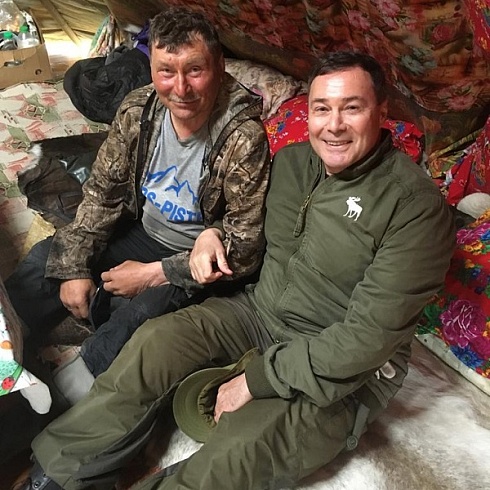 Президент ТПП Коми и предсдеатель Воркутинского кооператива "Оленевод" провели деловую встречу в тундре