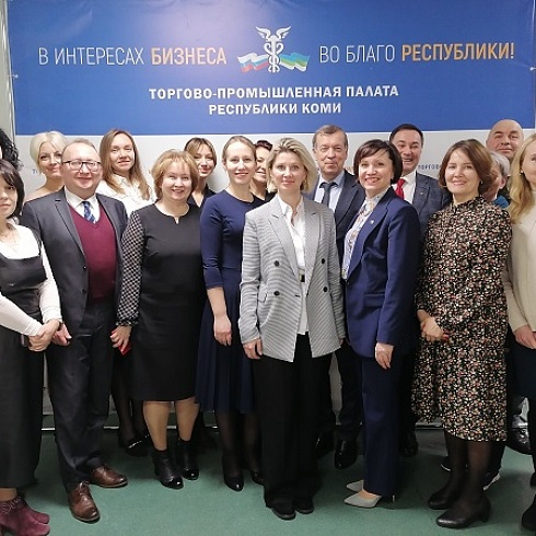 Коллектив ТПП Коми встретился с президентом Санкт-Петербургской ТПП Владимиром Катеневым