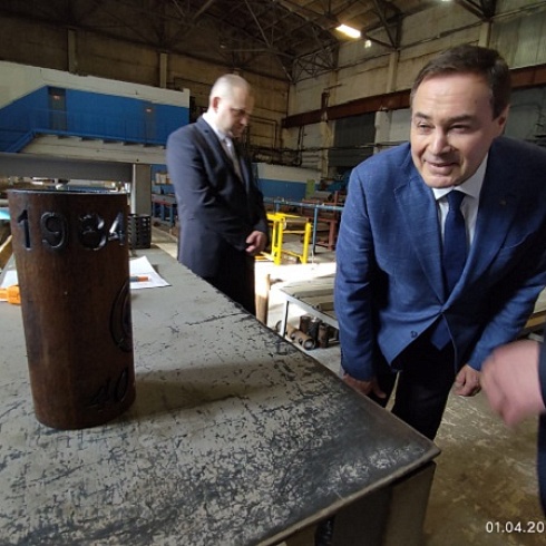 Юрий Колмаков принял участие в мероприятиях в честь 40-летия Ухтинского экспериментально-механического завода