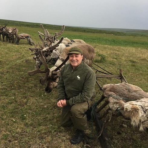 Президент ТПП Коми и предсдеатель Воркутинского кооператива "Оленевод" провели деловую встречу в тундре