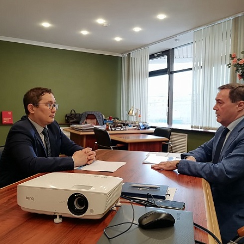 В ТПП прошла встреча с новым руководителем Центра развития предпринимательства Коми Алексеем Бельтрековым