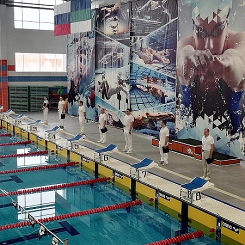 Юрий Колмаков принял участие в церемонии открытия чемпионата и первенства Республики Коми по плаванию