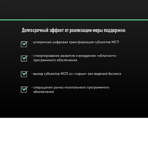 Малому и среднему бизнесу предлагают приобрести отечественное программное обеспечение за полцены