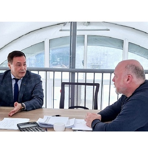 Юрий Колмаков встретился с руководителем  индустриального парка «Зеленец»