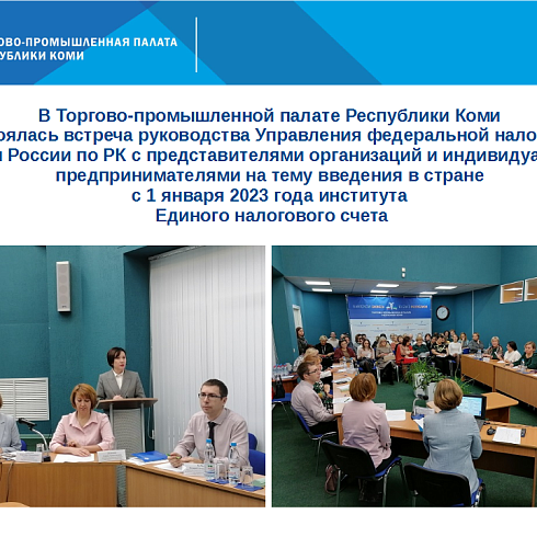 Отчет о деятельности ТПП Коми за ноябрь 2022 года.