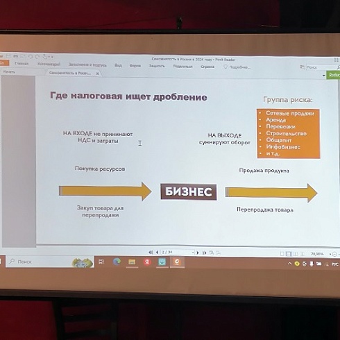 В ТПП Коми прошел бизнес-завтрак о дроблении бизнеса и налоговой амнистии с 2025 года