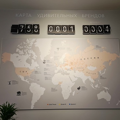 Карта уникальных брендов Dodo Brands