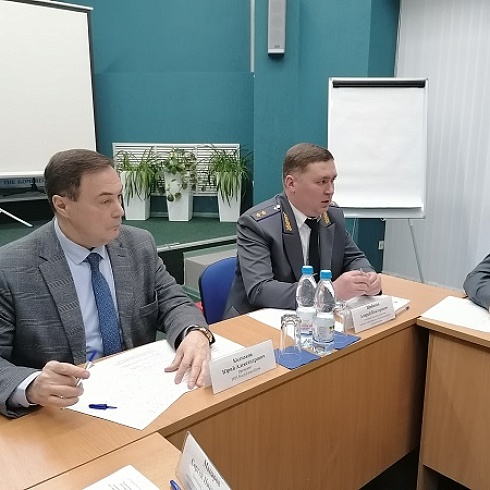 Юрий Колмаков провел рабочую встречу с руководителем территориального отдела автодорнадзора по Республике Коми Андреем Шабановым
