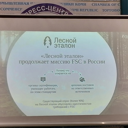 В ТПП Коми бизнесу рассказали о системе добровольной лесной сертификации «Лесной эталон»