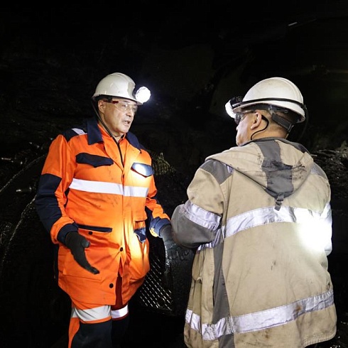 Юрий Колмаков посетил шахту «Комсомольская» в Воркуте 