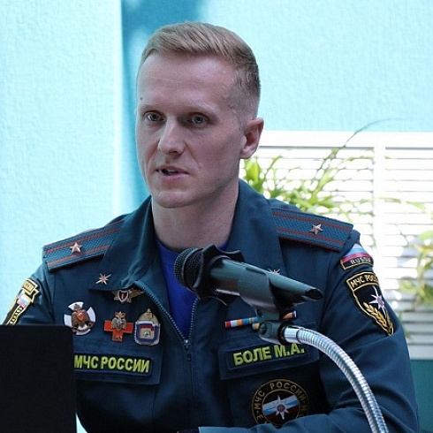 Старший инспектор отдела организации надзорных и профилактических мероприятий МЧС России по Коми Максим Боле
