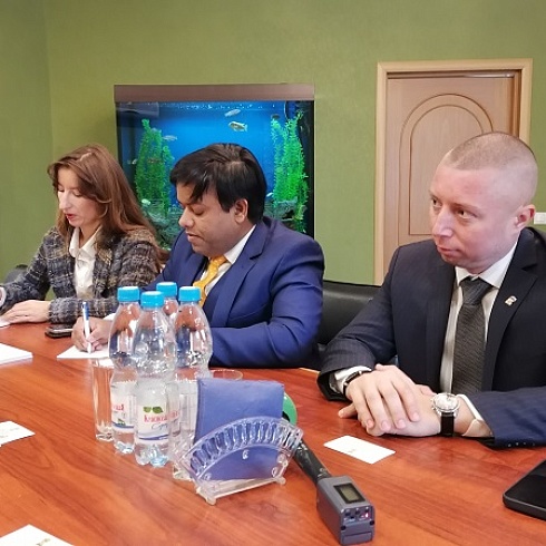 Деловая встреча Генерального консула Индии в Санкт-Петербурге Кумара Гаурава прошла на площадке ТПП Коми