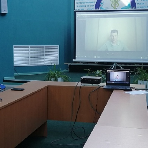 В ТПП Главное управление МЧС России по Коми провело ВКС для бизнеса в рамках учений «Безопасная Арктика-2023»