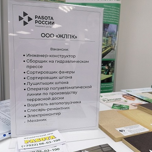 На площадке ТПП Коми проходит ярмарка вакансий "Работа России. Время возможностей"