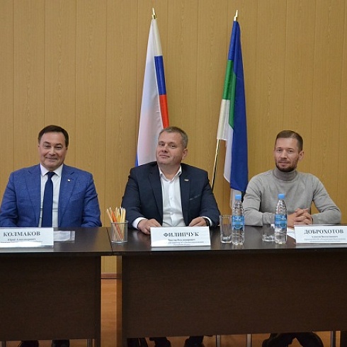 Руководитель ТПП Коми Юрий Колмаков принял участие во встрече с предпринимателями Прилузского района