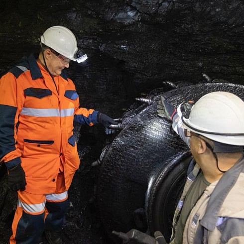 Юрий Колмаков посетил шахту «Комсомольская» в Воркуте 