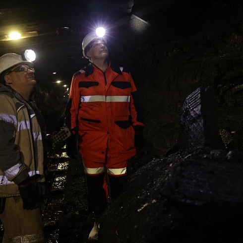 Юрий Колмаков посетил шахту «Комсомольская» в Воркуте 