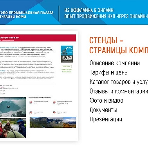 ТПП Коми в онлайн-формате представила кировским предпринимателям проект по организации и проведению онлайн-выставок