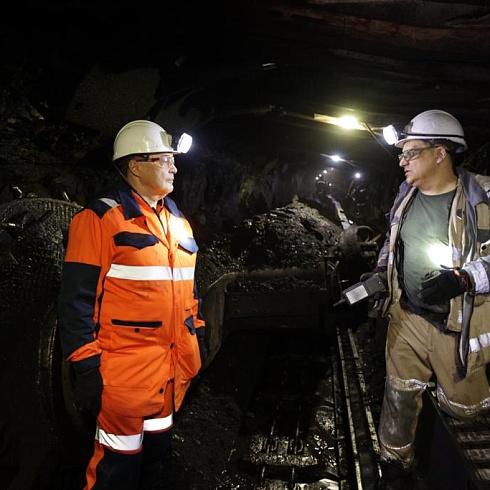 Юрий Колмаков посетил шахту «Комсомольская» в Воркуте 