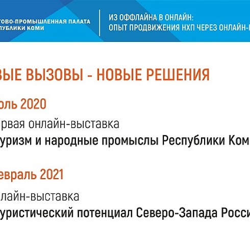 ТПП Коми в онлайн-формате представила кировским предпринимателям проект по организации и проведению онлайн-выставок