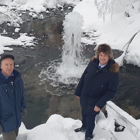 Юрий Колмаков c рабочим визитом посетил лесозаготовительное предприятие «Комилесбизнес» 